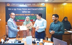 জন্ম ও মৃত্যু নিবন্ধনে ফেনীতে শ্রেষ্ঠ ইউএনও মারজান  