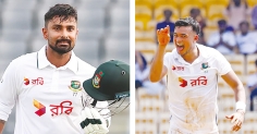 সাদা পোশাকে ফিরলেন লিটন-তাসকিন   