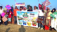 ঘুড়ি, নৌভ্রমণ ও বাউলগানে মুখর সিরাজগঞ্জের চর উৎসব