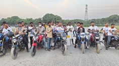 মাদকের বিরুদ্ধে মোটরসাইকেল শোভাযাত্রা  