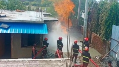 ইনানীতে ভূগর্ভস্থ গ্যাসে আগুন, নিয়ন্ত্রণে ফায়ার সার্ভিস ও সেনাবাহিনী