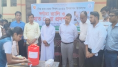 বিশ্ব হাত ধোয়া দিবসে দুর্গাপুরে শিক্ষার্থীদের ব্যবহারিক প্রশিক্ষণ