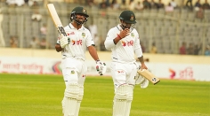 সাদমানের দাপটে স্বস্তিতে বাংলাদেশ  
