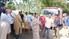 ইনানীতে চার দিনেও নেভেনি গ্যাসের আগুন, ১৪৪ ধারা জারি