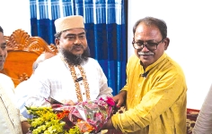 পরাজিত জামায়াত প্রার্থীর বাসায় ফয়সল আমীন  