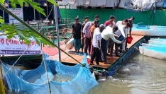 ভোলায় জলাশয় ও পুকুরে মাছের পোনা অবমুক্ত