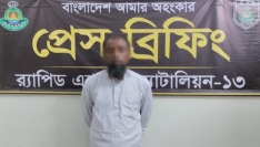 কুড়িগ্রামে গৃহবধূর গলা কেটে হত্যার প্রধান আসামি গ্রেপ্তার