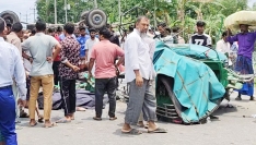মুক্তাগাছায় ট্রাক-অটোরিকশার সংঘর্ষে ৩ নারী নিহত