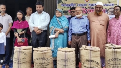 হাকিমপুরে সরকারিভাবে ধান-চাল সংগ্রহ অভিযানের উদ্বোধন