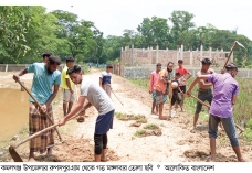 মুন্সীবাজার-রুপসপুর সড়ক পাকাকরণের দাবি  