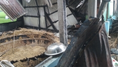 শর্ট সার্কিটে আগুন, সাগর আলীর স্বপ্নের বাড়ি ছাই!