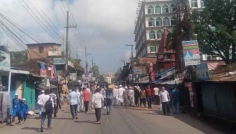 সড়ক দুর্ঘটনায় হেফাজত নেতার মৃত্যু, সড়ক অবরোধ