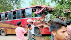 শায়েস্তাগঞ্জে দুই বাসের সংঘর্ষে নিহত ২, আহত অন্তত ৫০