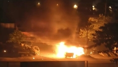 গভীর রাতে মোহাম্মদপুরে আগুন