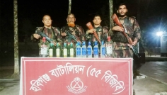 হবিগঞ্জে বিজিবির অভিযানে সাড়ে তিন কোটি টাকার চোরাই মালামাল জব্দ