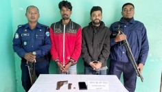 নোয়াখালীতে বিদেশী পিস্তল ও গুলিসহ দুইজন গ্রেপ্তার