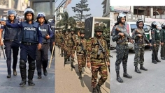 আজ থেকে মাঠে নামছে সেনা ও আইনশৃঙ্খলা বাহিনী