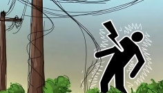 ল্যাম্পপোস্টের খুঁটি বসাতে গিয়ে বিদ্যুৎস্পৃষ্টে ২ জনের মৃত্যু