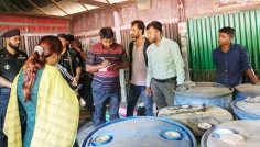 ব্রাহ্মণবাড়িয়ায় যৌথ অভিযানে ১০ হাজার লিটার জ্বালানি তেল জব্দ