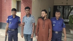 রাজবাড়ীতে ট্রাফিক পুলিশকে লাঞ্ছিত করার অভিযোগে আটক ২