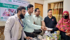 শ্রীপুরে পল্লী মঙ্গল কর্মসূচির ফ্রি মেডিকেল ক্যাম্প