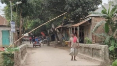 সিরাজগঞ্জে ঈদকে সামনে রেখে ‘বাঁশকল’ স্থাপন