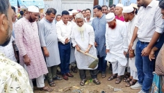 রংপুরের মিঠাপুকুরে ফুট ওভারব্রিজ নির্মাণকাজের উদ্বোধন