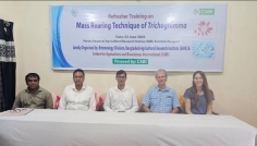 রংপুরে উপকারী পোকা ব্যবহারে বিষমুক্ত ফসল উৎপাদন প্রশিক্ষণ