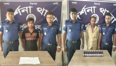 দর্শনায় মাদকবিরোধী অভিযানে ইয়াবা ও এসকাফসহ আটক ২