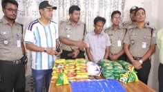 রংপুরে কুরিয়ারে আসা চা পাতার প্যাকেটে ১২ হাজার ইয়াবা, আটক ১