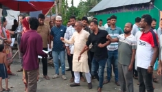 হাজীগঞ্জ পৌর ৮ নম্বর ওয়ার্ডে হাসান মিয়াজীর গণসংযোগ