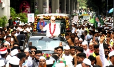 ঈদে মিলাদুন্নবী উপলক্ষে রাজধানীতে লাখো মানুষের জশনে জুলুস