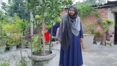 পলির ছাদবাগানে ৩০০ প্রজাতির গাছ, নজর কাড়ছে এলাকাবাসীর