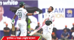 বাংলাদেশের নিয়ন্ত্রণে আবুধাবি টেস্ট  