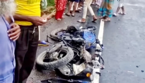 ফরিদপুরে বাস–মোটরসাইকেলের মুখোমুখি সংঘর্ষ, নিহত ২